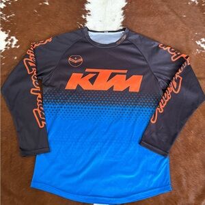 Men's size Small KTM/ TroyLee Designs moto jersey top